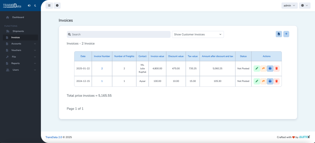 invoices website